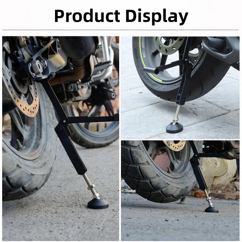 Motorcycle Stand Labor Saving Foldable Wheel Chain Cleaning Maintenance Lifting Frame Portable Motorcycle Lift Stand Jack