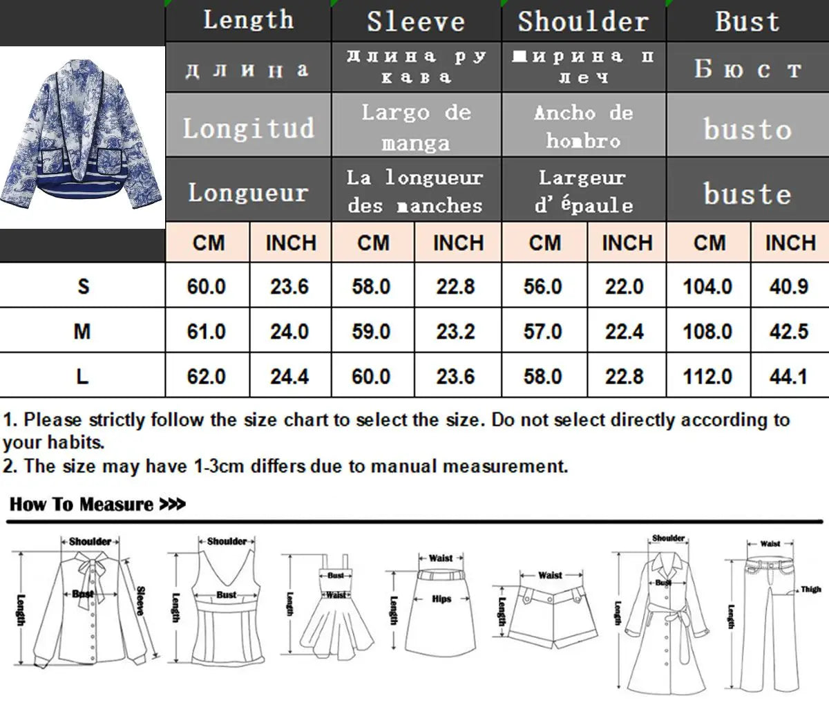 TRAFZA 2023 Winter Women's Vintage Print Cotton Coat Woman Single Breasted Quilted Jacket O-Neck Open Front High Street Outcoat