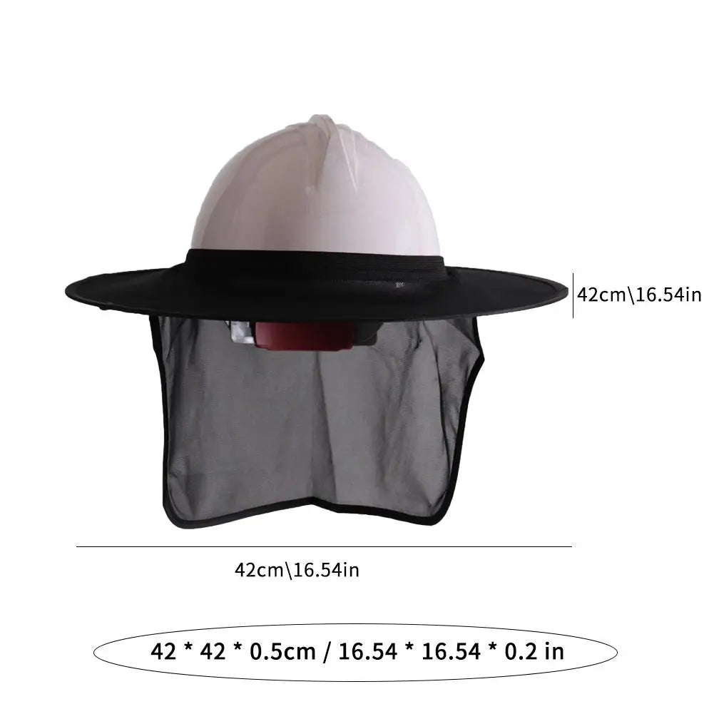 Construction Safety Hard Hat Neck Helmet Hat Cover Sun Shade Stripe Kit Sun Protection Accessories For Garden Worker