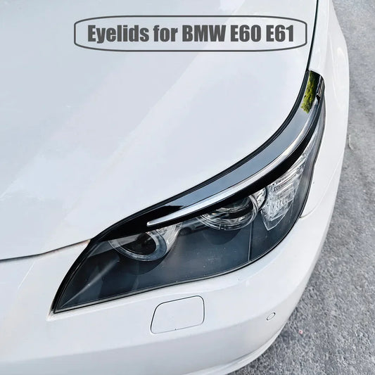 For BMW E60 E61 5 Series 520i 525i 530i 540i 545i 550i M5 2003-2010 Evil Eye Eyebrow Eyelid Body kit Tuning Spoiler Accessories