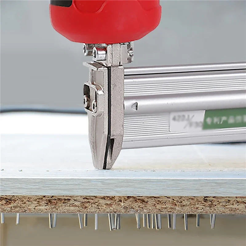 Electric Stapler Nail Gun Staple Gun F30 Nailer Furniture Tool Wood Frame Stapler Woodworking Power Tool for Home Upholstery DIY