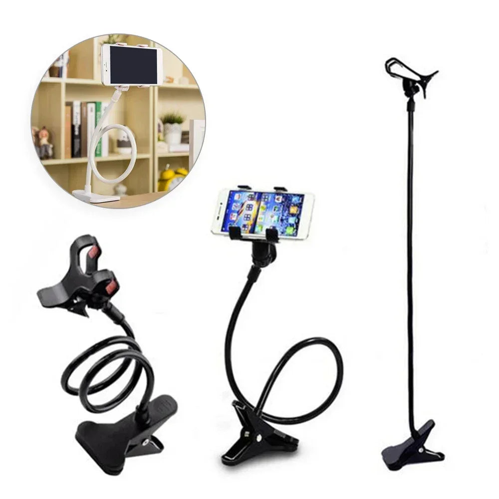 Mobile Phone Holder Flexible Adjustable Cellphone Holder Clip Support Telephone Home Bed Desktop Mount Bracket Smartphone Stand