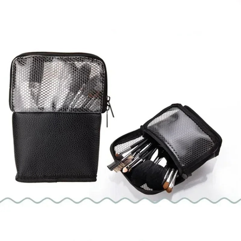 Cosmetic Bag for Women Clear Zipper Makeup Bag Travel Female Makeup Brush Holder Organizer Toiletry Bag Organizer Professional