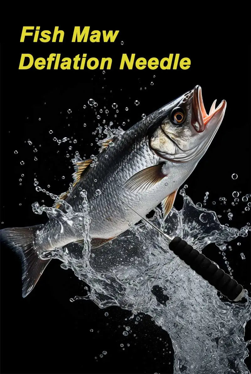 TAKEDO WF02 Deep Sea Fish Deflating Needle Reducing Air Pressure Tool Fish Maw Needle Awl Deep Sea Fishing Gear Lure Accessories