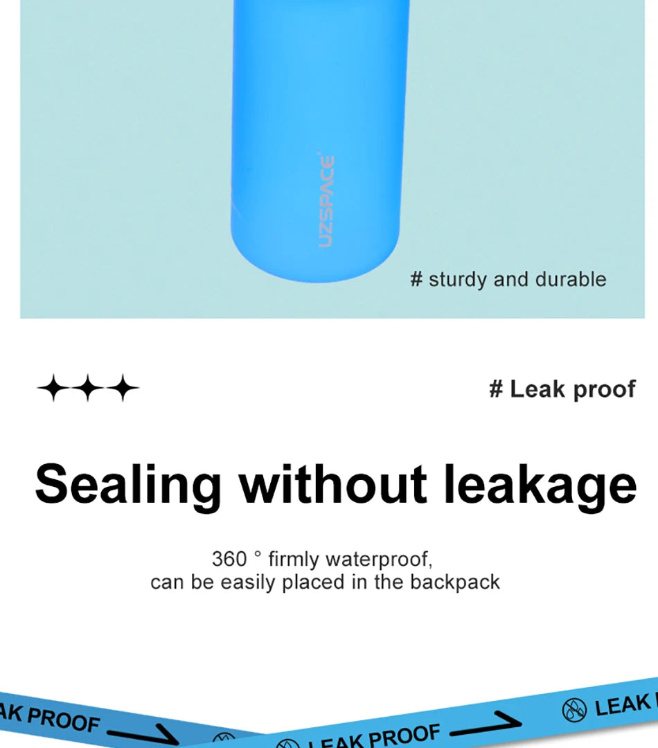 350ML Sport Water Bottle With Time Marker Girl Kids Portable Leakproof Eco-friendly No Smell Tritan Plastic Drinkware BPA Free