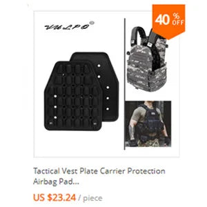 VULPO Tactical Vest Shoulder Strap Pad Backpack Breathable Mesh Cushion Pad Laser Cutting For Hunting Vest Outdoor Backpacks