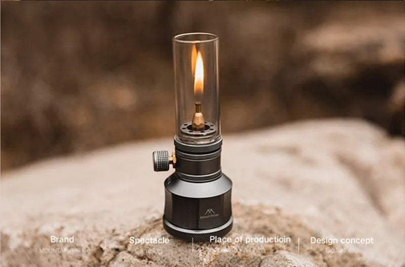 Outdoor Gas Light Set Mountainhiker Picnic Camping Retro Decorative Ambience Creative Desktop Bedside Gas Lamps And Accessories