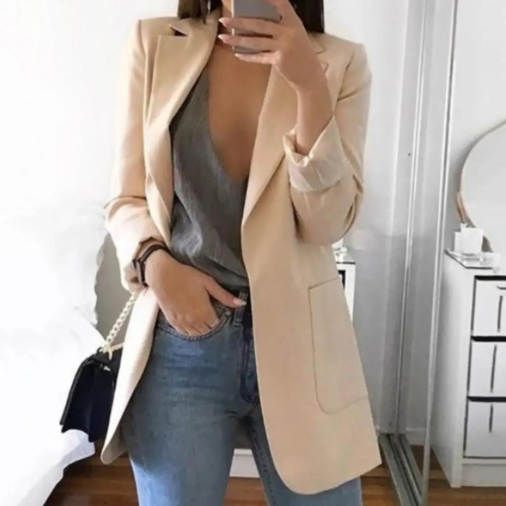 European And American Women Blazer Fashion Casual Suit Slim Fit Cardigan Oversized Women's Suit Coat 2023 Ladies Jacket Blazer