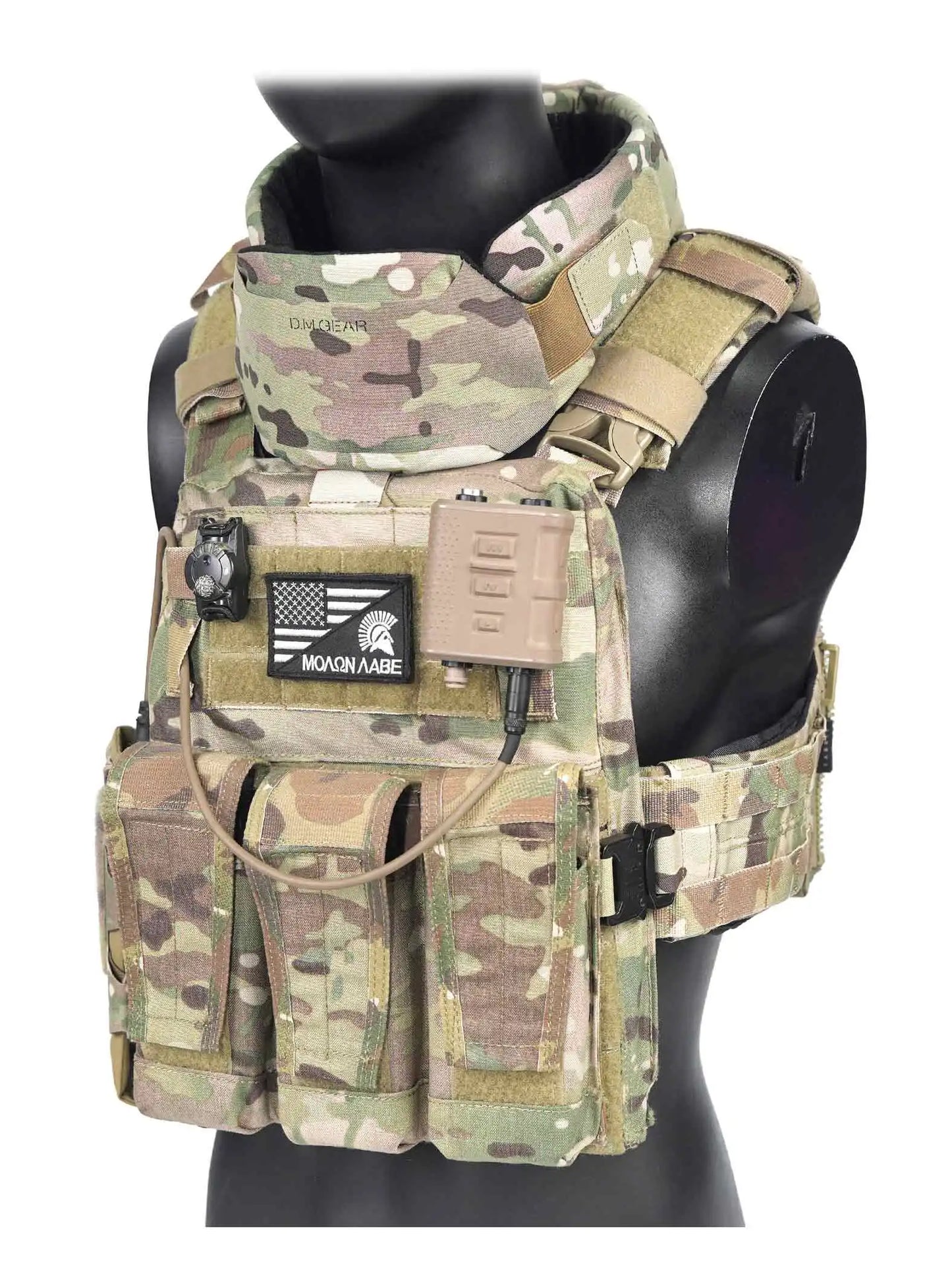 DMGear Tactical Vest Neck Guard Collar Protector Hunting Gear Tactical Airsoft Equipment Hunting Accessory for Jpc Avs Fcsk Cpc