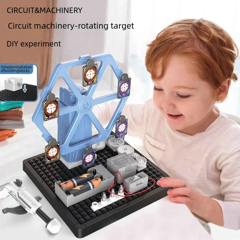 STEM Education Toys for Boys Girls DIY Educational Toy Science Experiment Building Blocks Set for Kids Birthday Gifts