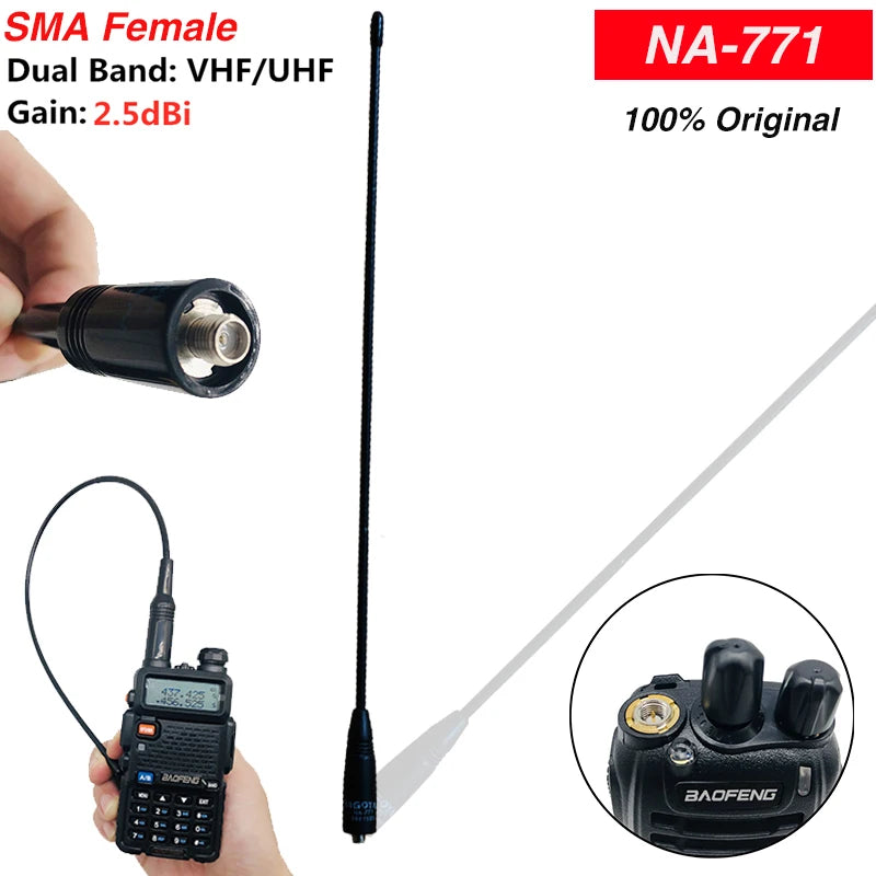 Baofeng Walkie Talkie Accessories 2 Pin Speaker Microphone USB Prorgarmming Cable Antenna Accessray For UV-5R BF888S UV-82 5RPRO