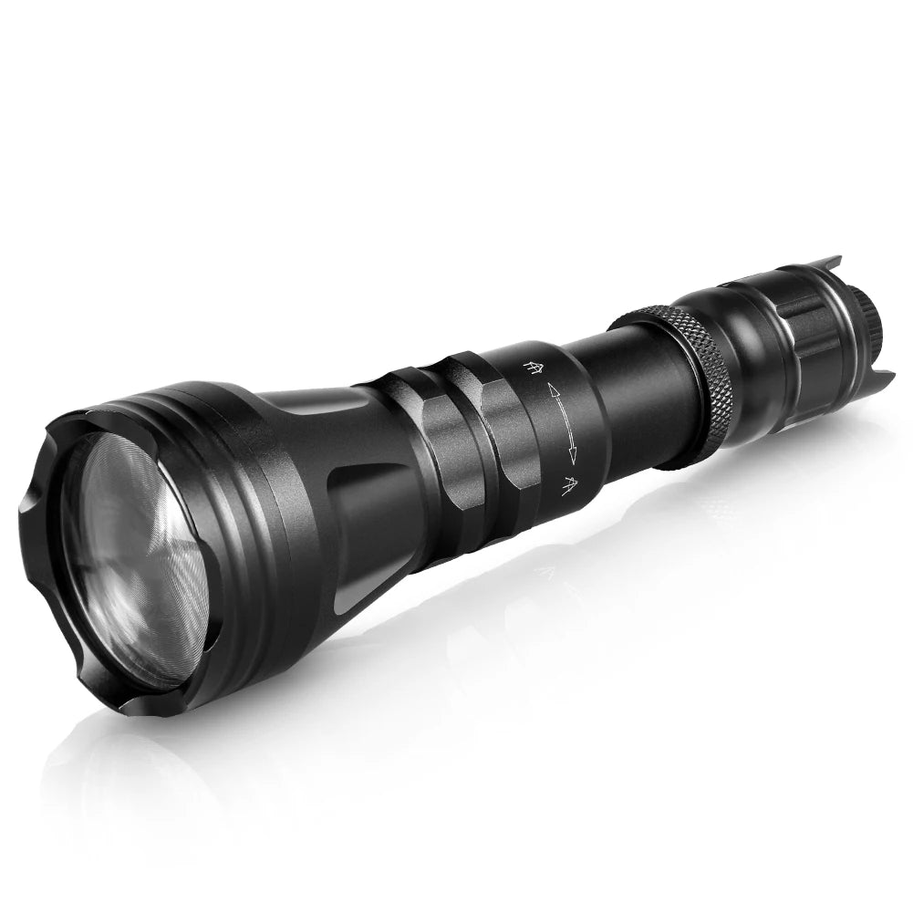 UniqueFire 2001D LED Vcsel IR 940nm 850nm Hunting Flashlight Fresnel Lens Zoom Night Vision Dimmer Swtich Torch Max.1000 Meters