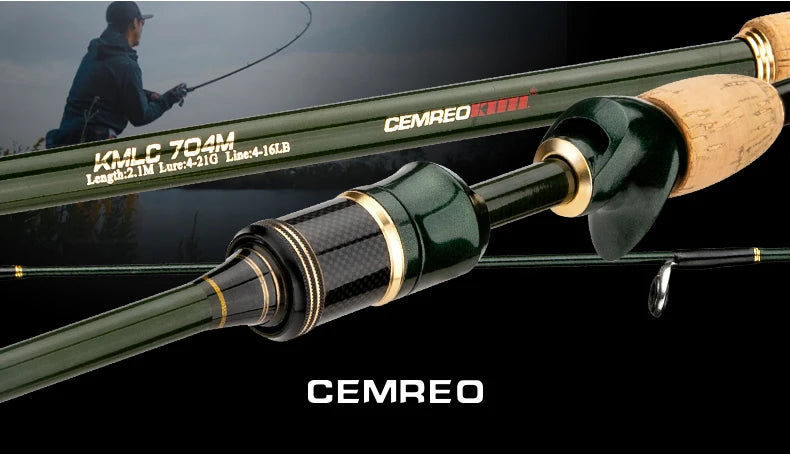 CEMREO Travel Rod Spinning Casting Carbon Fishing Rod 1.8m/2.1m/2.4m Portable Fishing Rod Good Quality Fishing Tackle MACANS