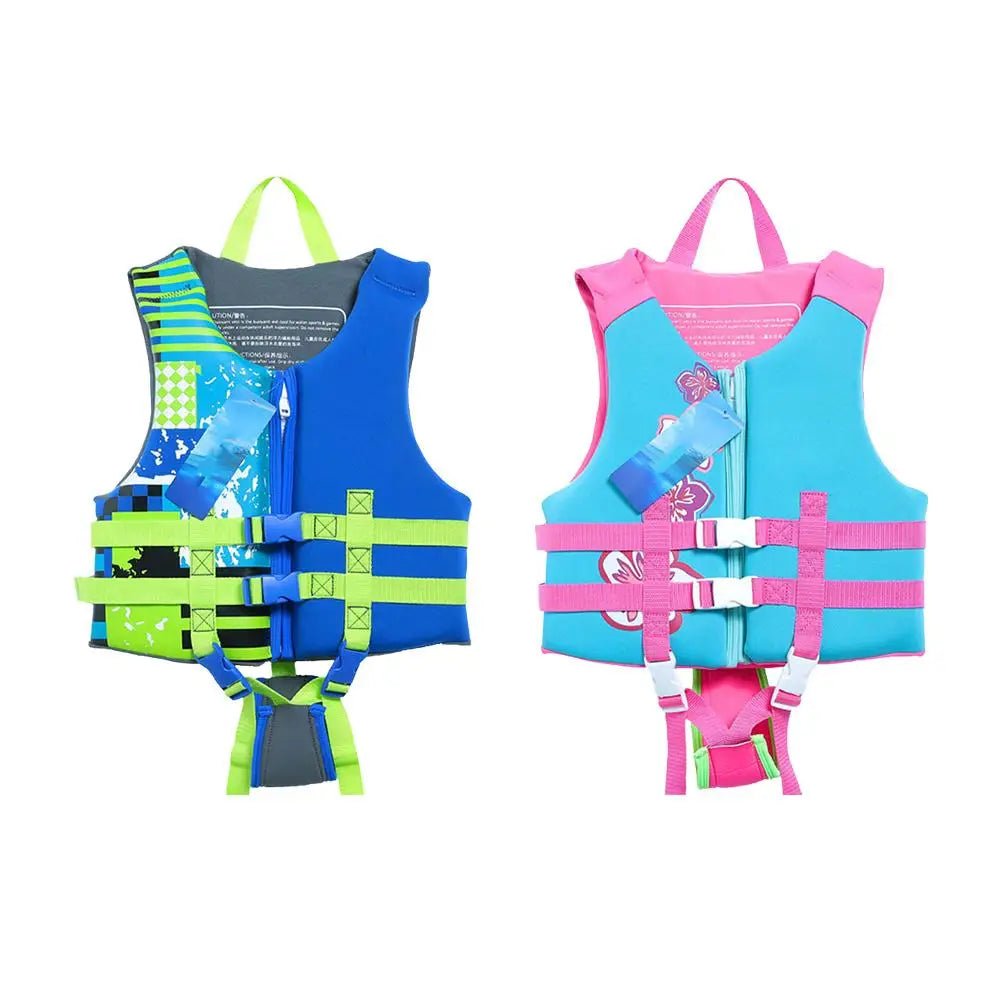 Kids Life Vest Premium Float Swim Vest for Children Swim Training Vest with Adjustable Safety Strap Learn to Swim Floatation