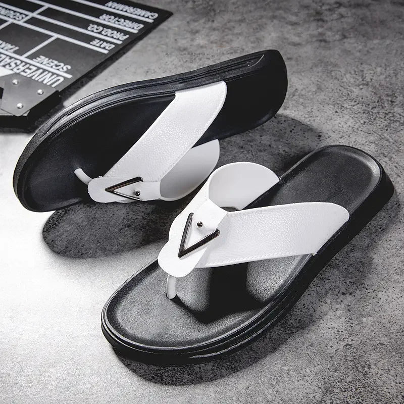 39-44Men's Flip-flops Outdoor Slippers Casual Beach Shoes Summer Slippers Men Luxury Sandals Fashion Shoes for Boy Free Shipping