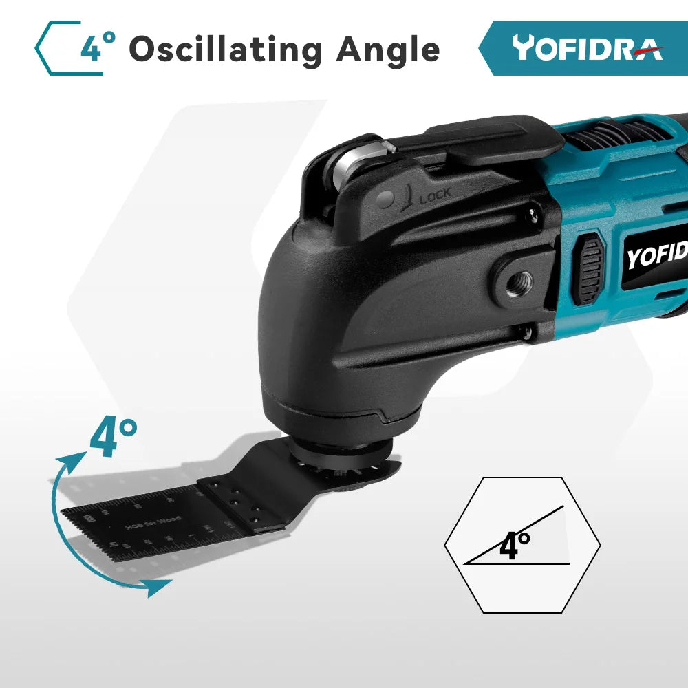 Electric Oscillating Multi-Tools Brushless Variable Speed Renovator DIY home improvement Power Tool For Makita 18V Battery