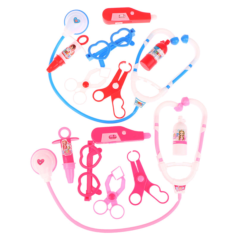 7Pcs Kids Play Doctor Game Early Educational Toys Pretend Doctors Kit Child Stethoscope Cosplay Toy