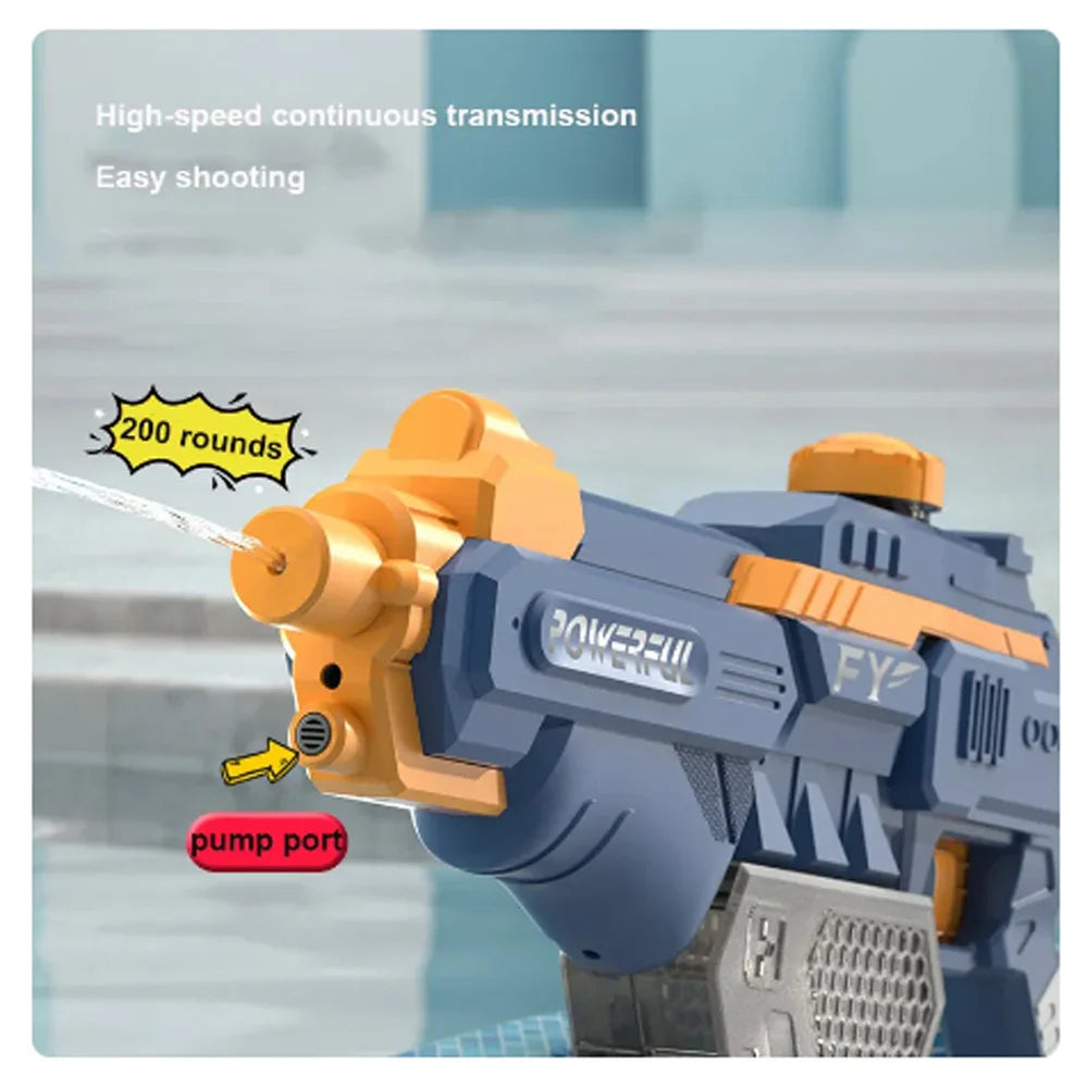 Free Shipping Electric Water Gun Powerful Water Blasters Squirt Guns Large-capacity Water Tank Summer Swimming Pool Outdoor Toy