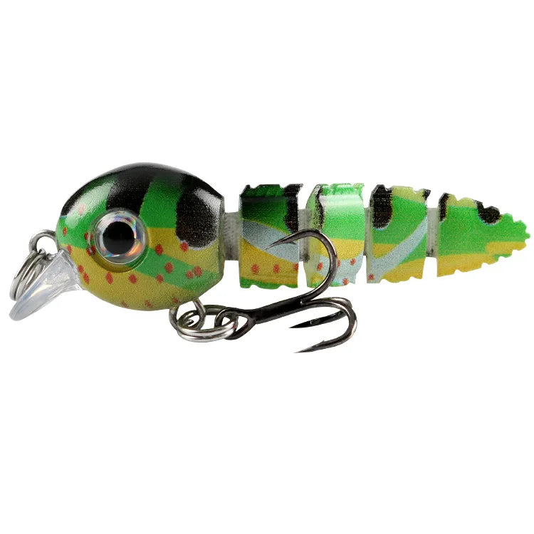 Submerged Multi-Section Loach Lure 5.5/4.3G Topmouth Culter Bass Artificial Lure 5 Color Plastic Hard Bait Fishing Gear Batch