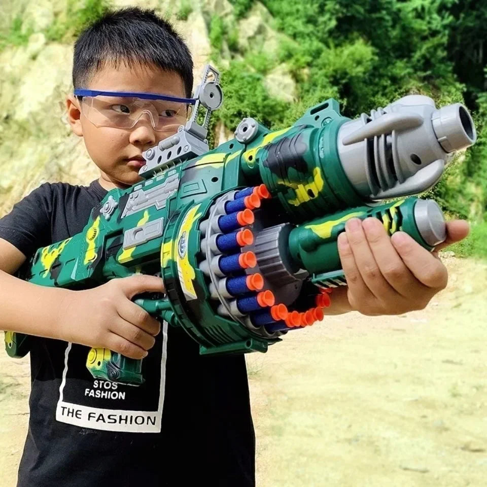 Toys Cool Nerfs Gun Children Electric Continuous Launch Electric Toy Bb Gun Military Firearms Series Soft Bullet Gun Sniper