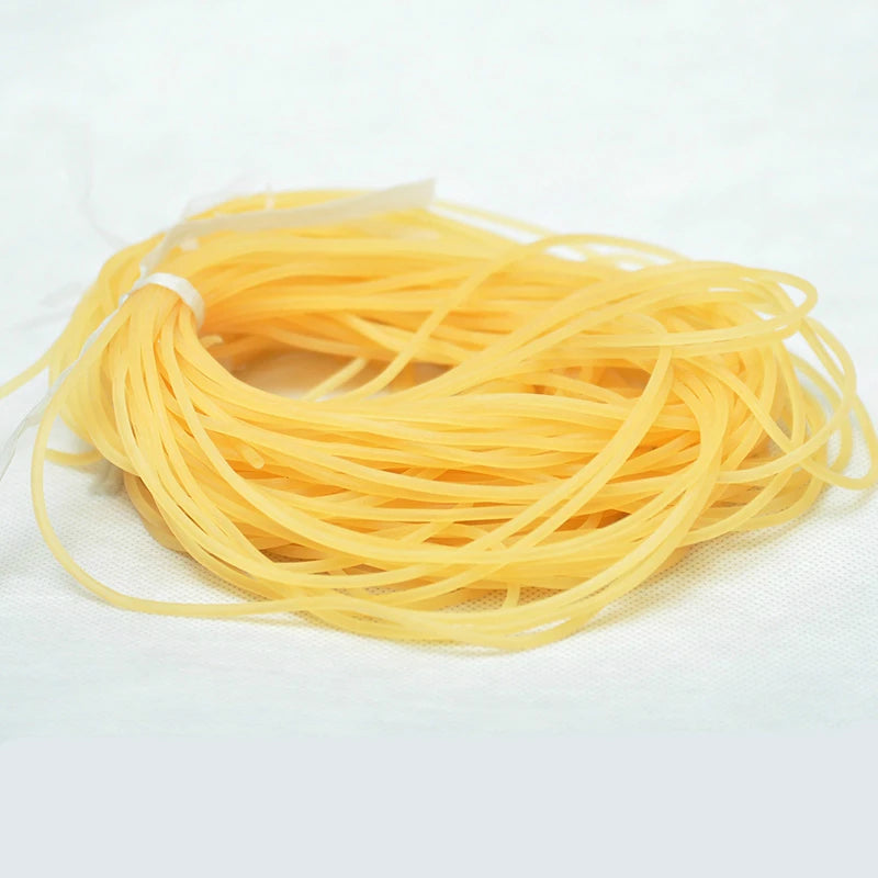 5m Solid Elastic Rubber Fishing Line Diameter 2mm Plain Elastic Fishing Rope Tied Reinforcement Group Strapping Fishing Gear