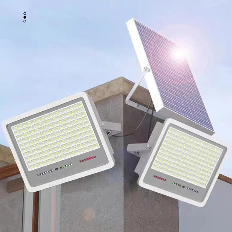 96/140/216 LED Solar Lamp Outdoor Courtyard Lighting Induction Street Light Waterproof Floodlight Ultra Brightness High-power