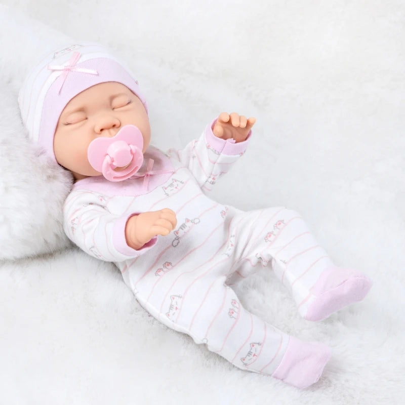 12in Baby Dolls Reborns Doll Nurturing Doll Realistic Handmade Full Body Silicone Reborns Popular Parenting Game Gift