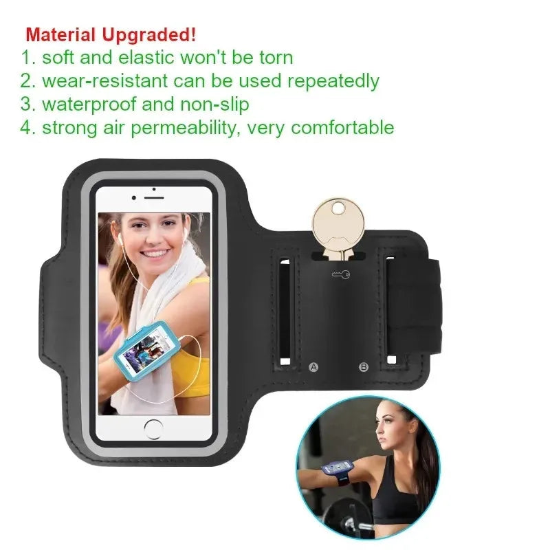 Sports Running Armband Bag Case Cover Running Armband Universal Waterproof Sport Mobile Phone Holder Outdoor Running Armband