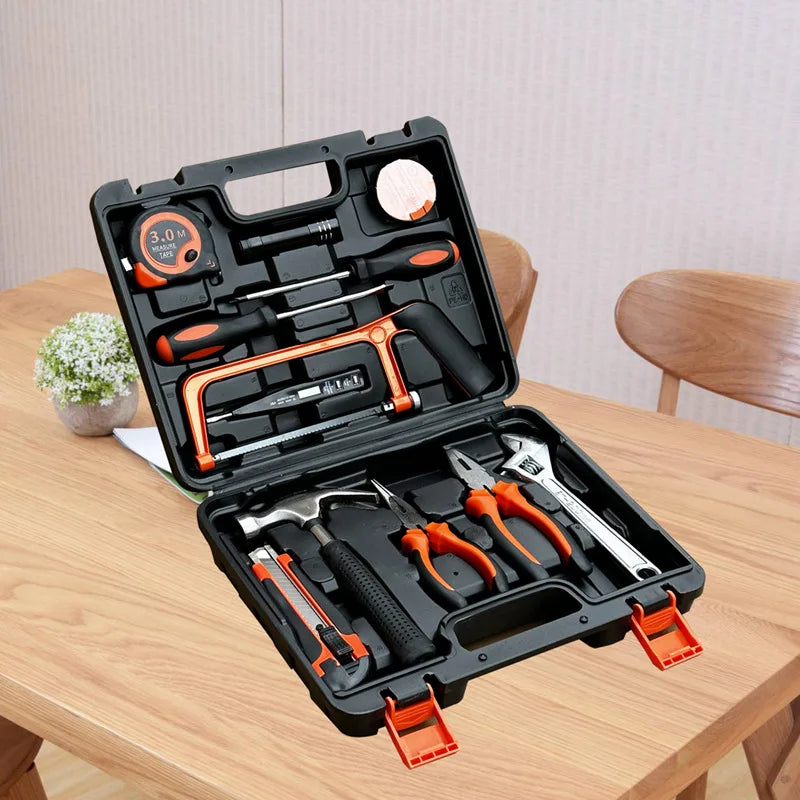 13 Piece Household Tool Set, Hardware Combination Set, Toolbox, Woodworking And Electrician Manual Tools