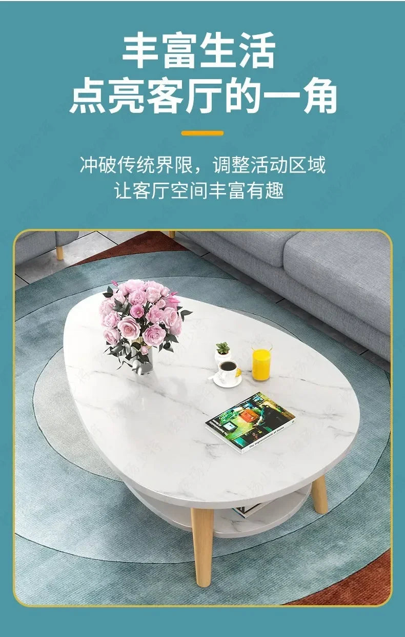 Tea table simple modern balcony sofa side simple household living room small round corner table Nordic bedside small round table