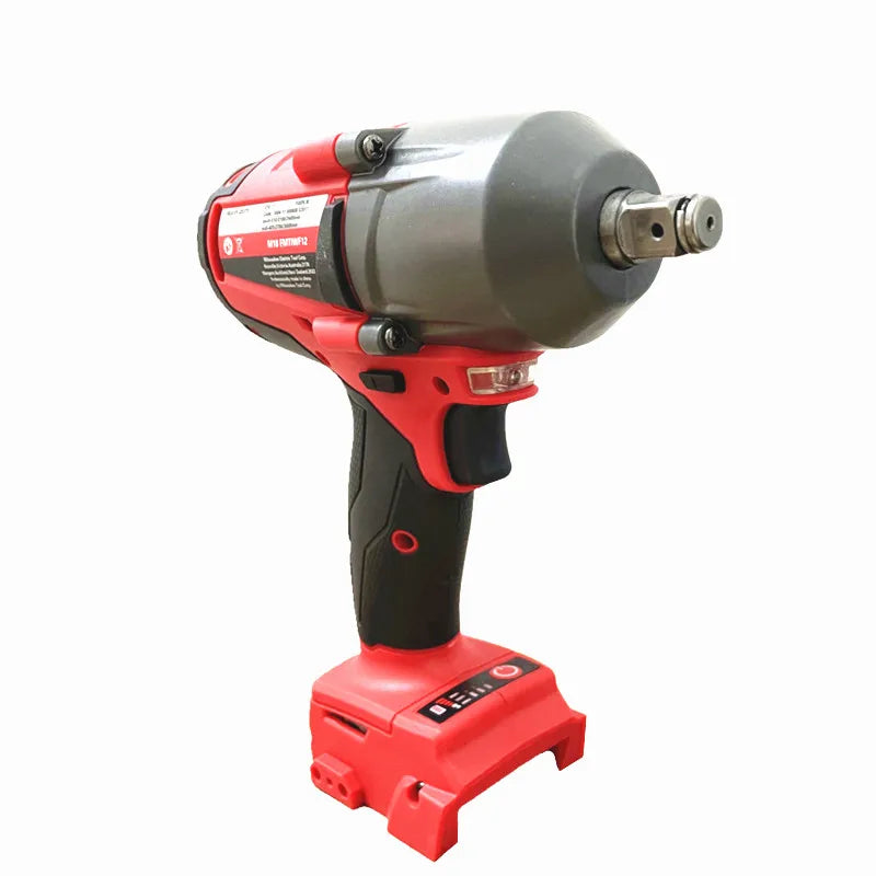 Fit For Milwaukee 18V Battery 1300NM Large Torque Cordless Wrench Brushless Electric Impact Wrench Repair Power Tools Car Truck