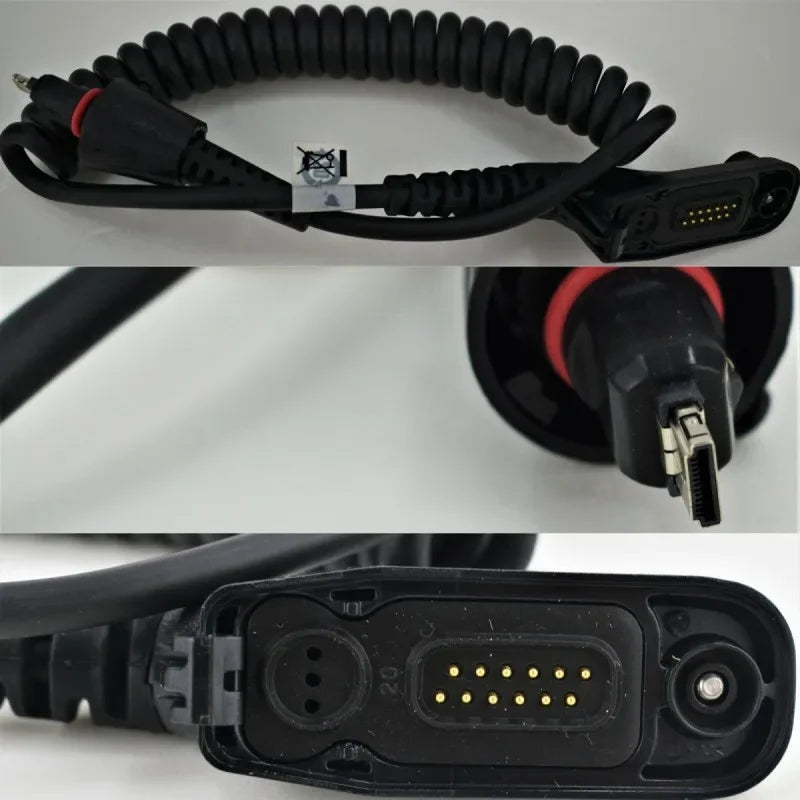 New Replacement XE500 Microphone Cable for Motorola APX6000XE APX7000XE APX8000XE Two Way Radio