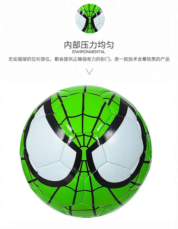 Disney Spider-Man kids Football Ball SpiderMan Student Football Campus Training Game PVC Football Children's Birthday Gift Toys