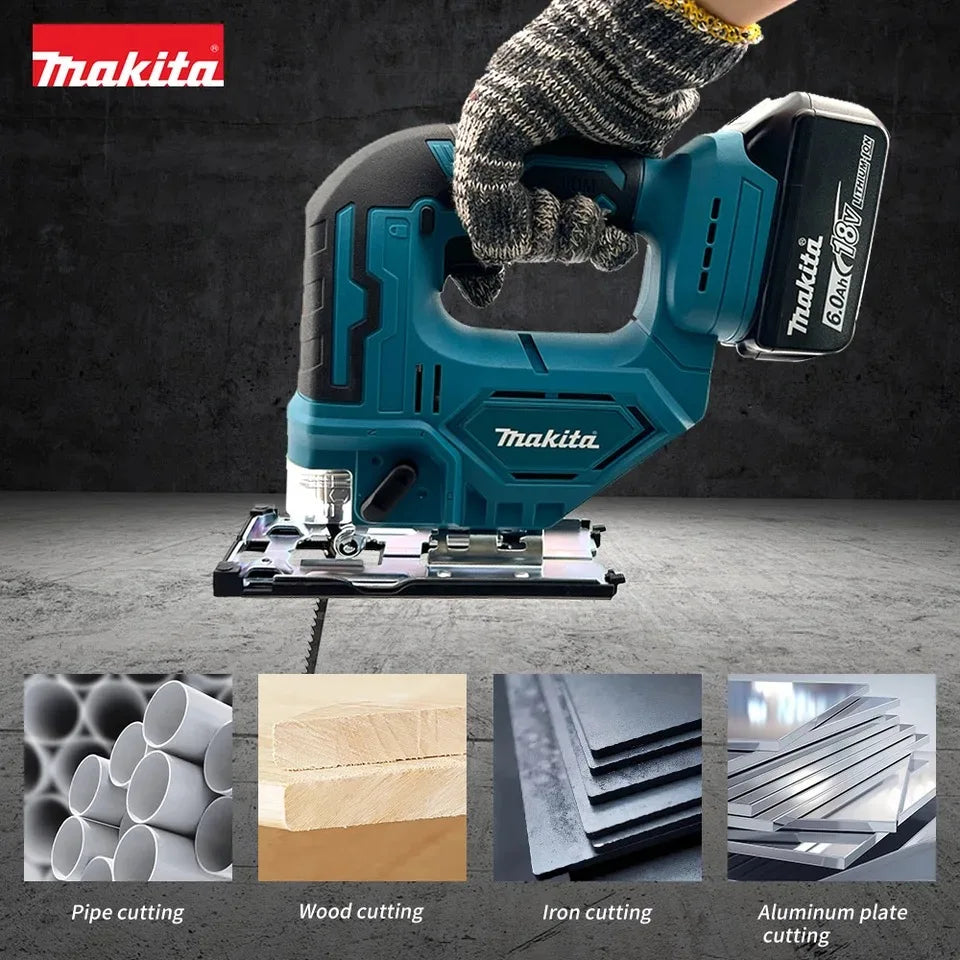 Original Makita DJV184Z Brushless Jig Saw Cordless LXT 18V Lithium Top Handle 340W Electric Saw   Power Tools Wood DJV182Z