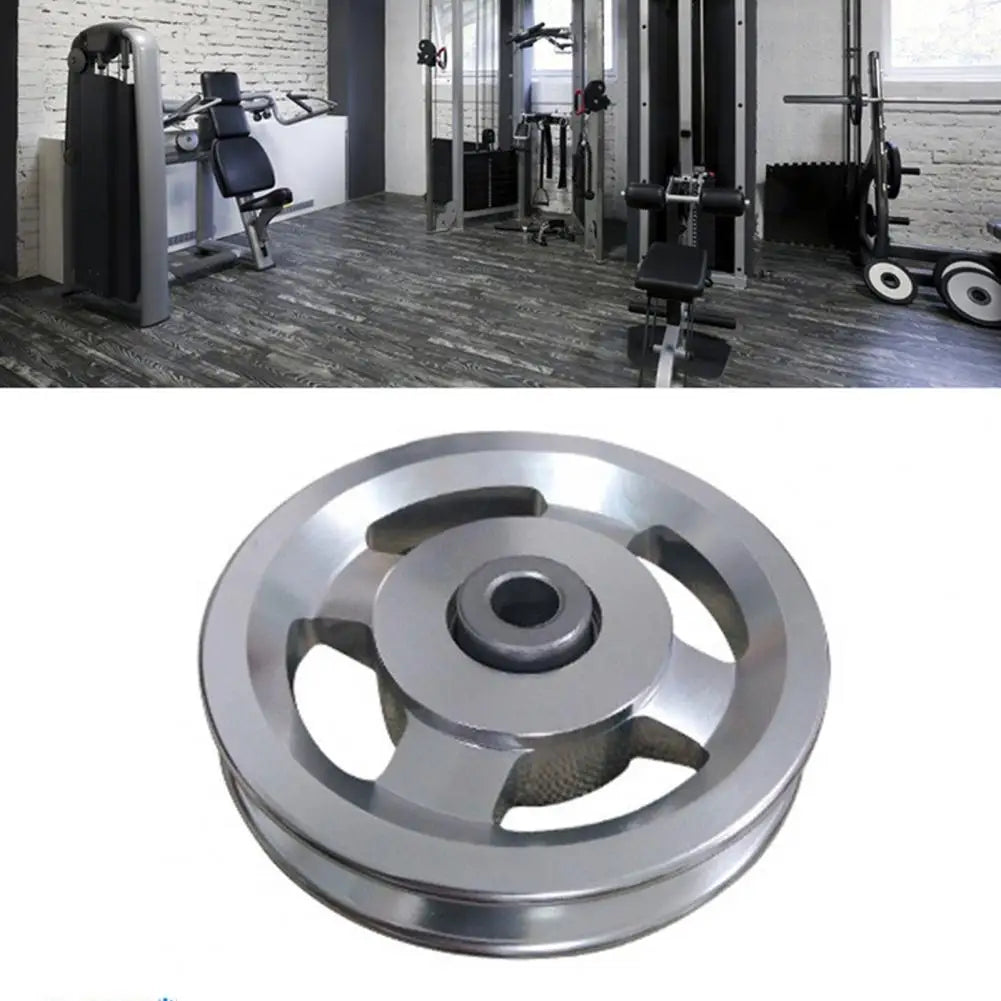 Pulley Wheel Replacement Long Service Life Aluminium Alloy Pulley Wheel Fitness Equipment Accessories Pulley Wheel