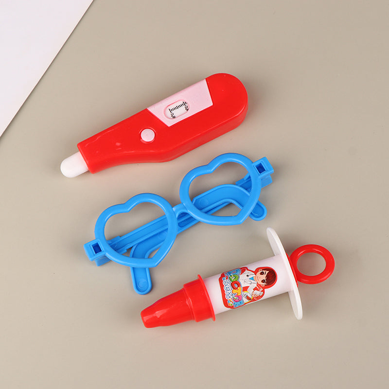 7Pcs Kids Play Doctor Game Early Educational Toys Pretend Doctors Kit Child Stethoscope Cosplay Toy