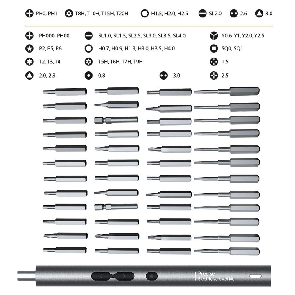 28/62/120 in 1 Electric Screwdriver Precision Set Power Tool Rechargeable Magnetic Small Bit for Xiaomi Mobile Cell Phone Repair