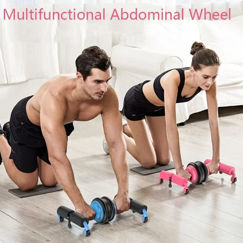 N64 Multifunctional Abdomen Wheel Home Gym Multifunctional Exercise Fitness Equipment Push-ups Abdomen Waist Beauty Machine SJ