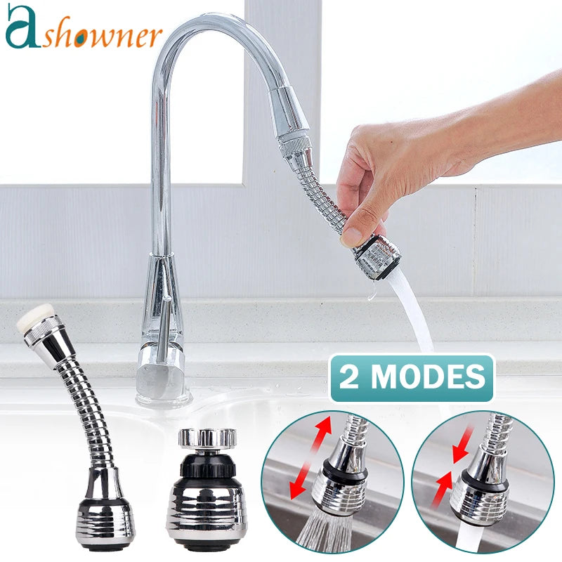 Faucet Bubbler 360 Degree Kitchen Faucet Aerator Water Saving High Pressure  Nozzle Tap Adapter Adjustable Water Filter Diffuser