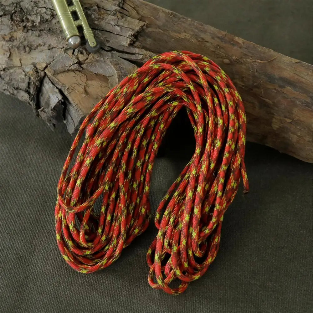 25feets Outdoor Fire Starter Jute Tinder Igniting Rope Impervious Camping Wax Dipping Ignition Cord  Wax-dipped Hemp Rope