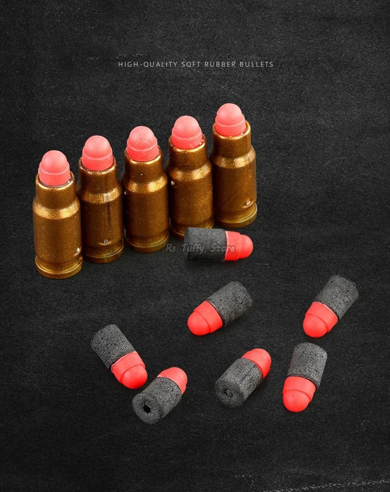 Outdoor Sports Toy Pistol Plastic EVA Foam Darts Bullets Gun Model Airsoft Beginner Aim Train Handgun Air Guns Boys DIY Gifts