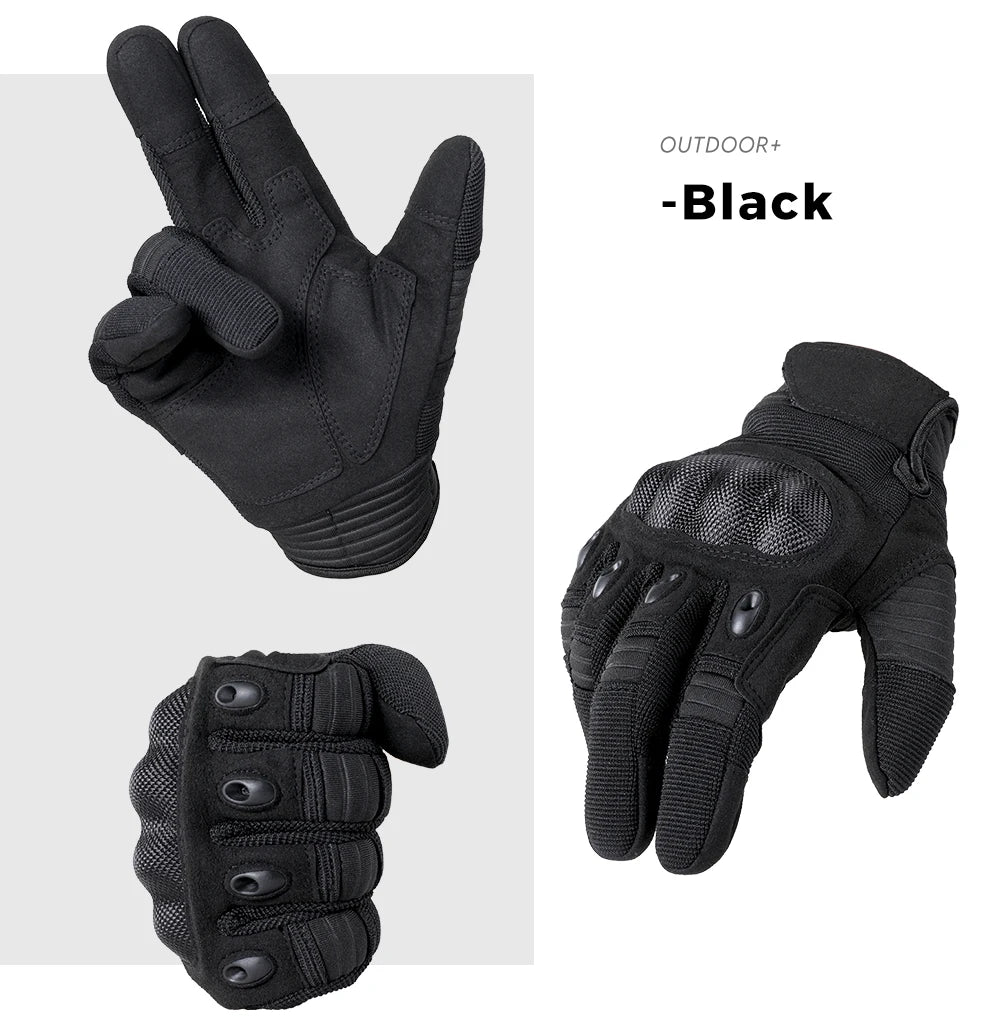 Touch Screen Tactical Gloves Outdoor Cycling Sports Hiking Camping Hunting Airsoft Combat Bicycle Hard Shell Anti-skid Gear Men