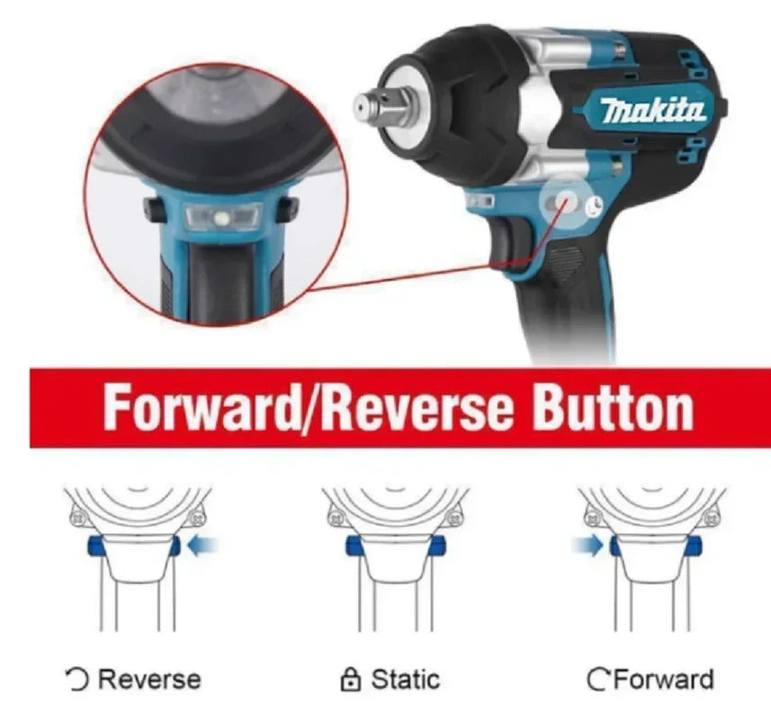 Makita DTW700 18V Brushless Electric Wrench Cordless Drill Screwdriver Free Delivery Large Torque Power Tools Torque Wrench New