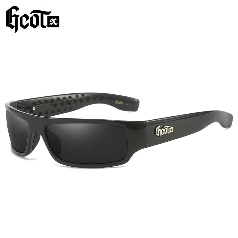 GCOTX Trendy Brand Motorcycle Gangster Style Hip Hop Fashion Polarized Sunglasses women men 2024 High quality trending product