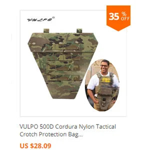 VULPO Tactical Vest Shoulder Strap Pad Backpack Breathable Mesh Cushion Pad Laser Cutting For Hunting Vest Outdoor Backpacks