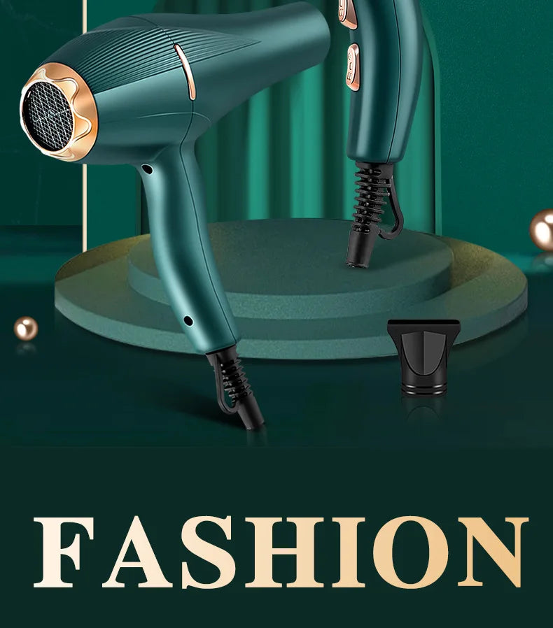 Fashionable High-Speed Hair Dryer  High-Power Quick Drying Hair Care Silent Home Hair Salon Tools Buy 1 Get 6 Free