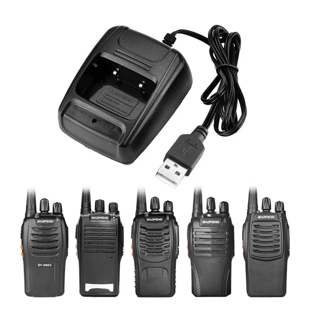 1Pcs Baofeng USB Adapter Charger Two Way Radio Walkie Talkie BF-888s USB Charge dock For Baofeng 888 Baofeng 888s Accessories