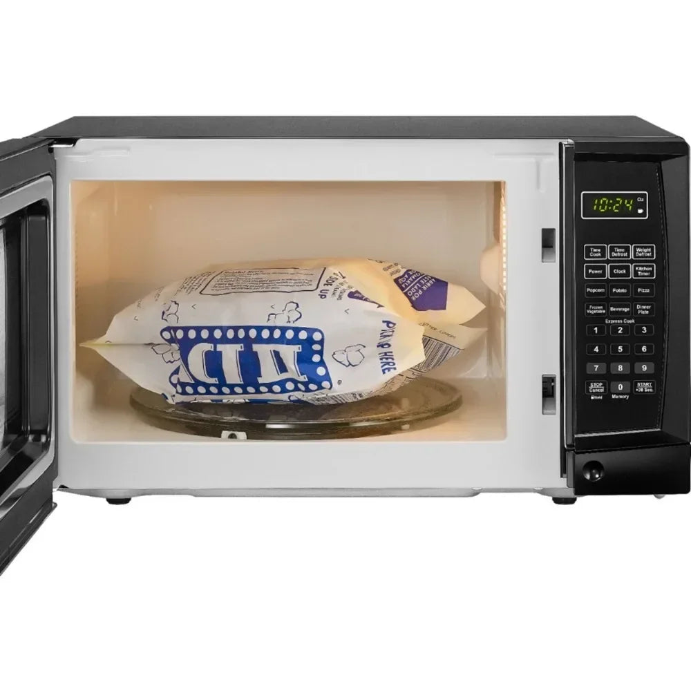 Microwave,Six Automatic Cooking Options,Time and Weight Defrost,Electronic Controls 0.7 Cu. Ft. Compact Microwave