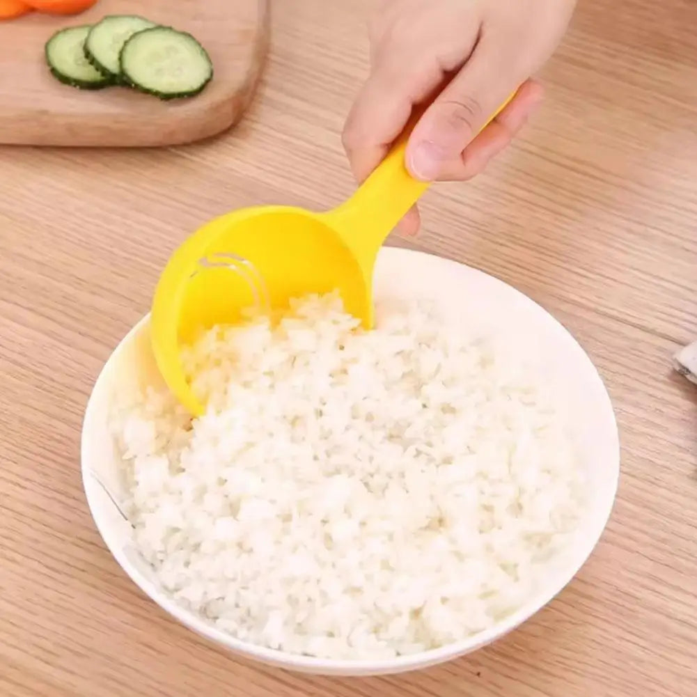 2/1pcs Rice Ball Spoon Non-stick Diy Rice Scoop Mold Rice Round Accessories Spoon Porridge Kitchen Half T7y7