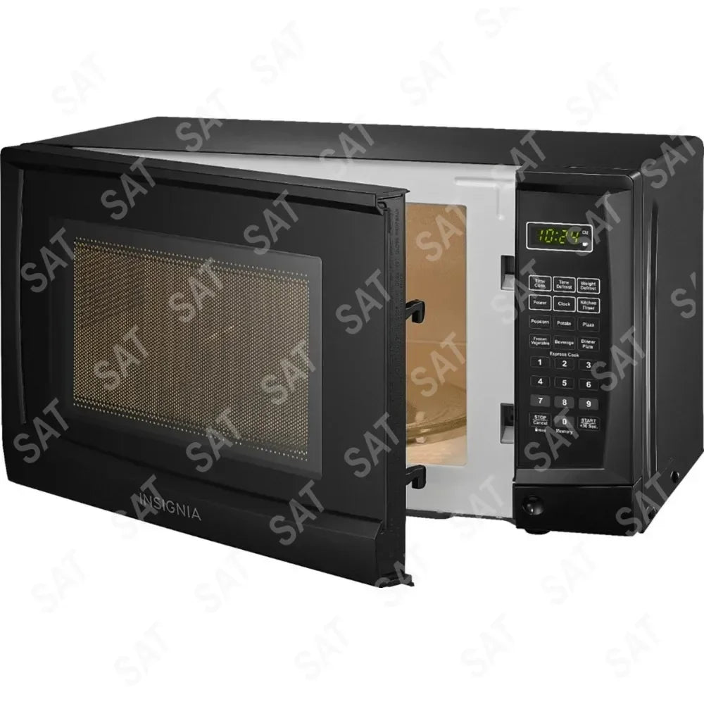 Microwave,Six Automatic Cooking Options,Time and Weight Defrost,Electronic Controls 0.7 Cu. Ft. Compact Microwave